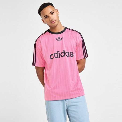 T-shirt męski wielokolorowy Adidas z krótkim rękawem