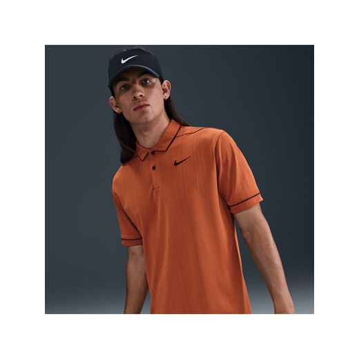 Męska koszulka polo do golfa Dri-FIT Nike Victory+ - Pomarańczowy ze sklepu Nike poland w kategorii T-shirty męskie - zdjęcie 180396636