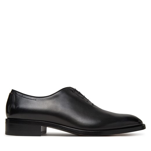 Półbuty BOSS Rill Oxfr Ltp 50534364 Czarny ze sklepu eobuwie.pl w kategorii Buty eleganckie męskie - zdjęcie 180396848
