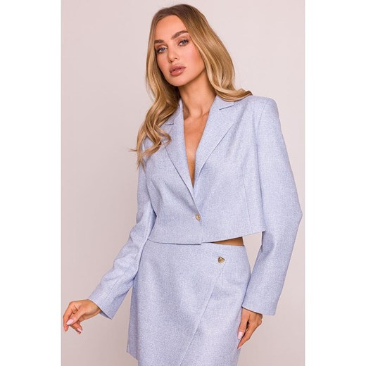 made of emotion Blezer w kolorze błękitnym ze sklepu Limango Polska w kategorii Marynarki damskie - zdjęcie 180400576