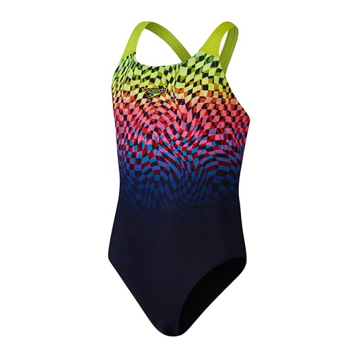 Speedo Strój kąpielowy &quot;Eco+ Dig&quot; ze wzorem ze sklepu Limango Polska w kategorii Stroje kąpielowe - zdjęcie 180400658