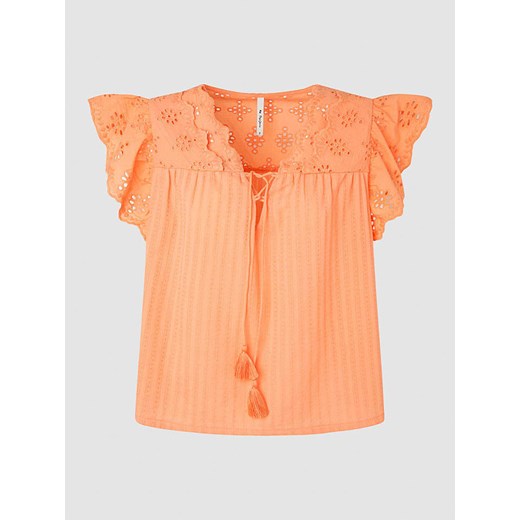 Pepe Jeans Bluzka &quot;Anaise&quot; w kolorze brzoskwiniowym ze sklepu Limango Polska w kategorii Bluzki damskie - zdjęcie 180400675