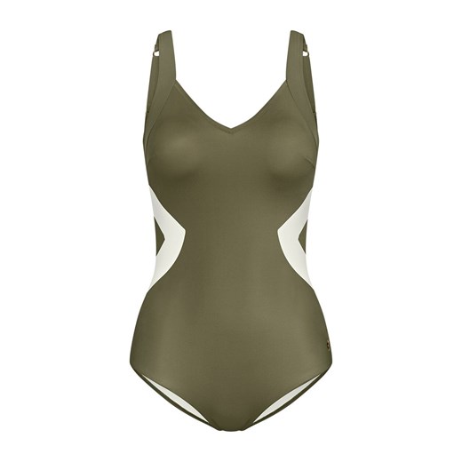 Triumph strój kąpielowy jednoczęściowy Summer Allure 10214522-M009, Kolor khaki-ecru, Rozmiar 44C, Triumph ze sklepu Intymna w kategorii Stroje kąpielowe - zdjęcie 180401128