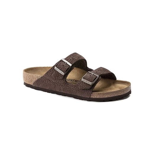 Birkenstock Skórzane klapki &quot;Arizona&quot; w kolorze brązowym ze sklepu Limango Polska w kategorii Klapki męskie - zdjęcie 180401316