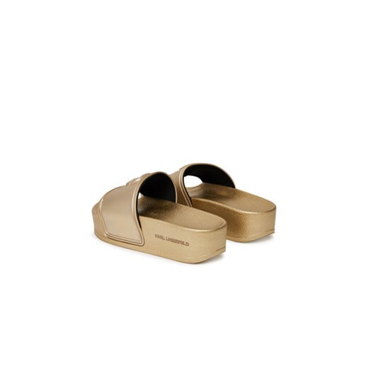 Klapki damskie Karl Lagerfeld na lato bez zapięcia 