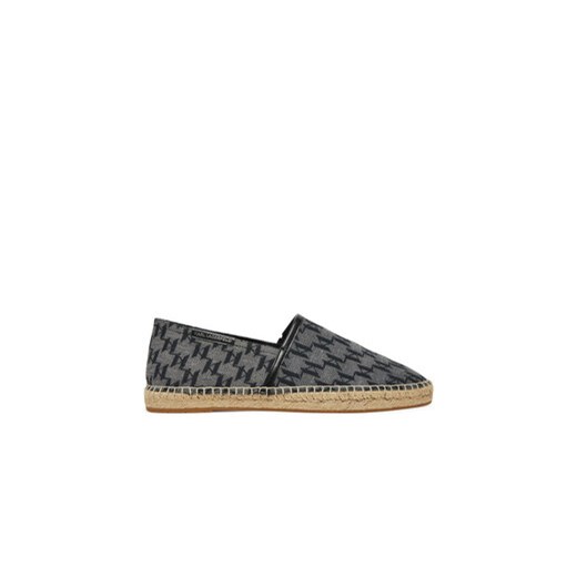KARL LAGERFELD Espadryle KL70125 Czarny ze sklepu MODIVO w kategorii Espadryle męskie - zdjęcie 180403577