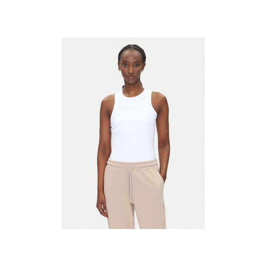 EA7 Emporio Armani Body 7W000338 AF12625 U0002 Biały Slim Fit ze sklepu MODIVO w kategorii Bluzki damskie - zdjęcie 180403699