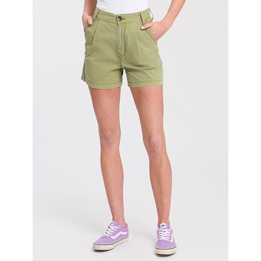 Cross Jeans Szorty w kolorze khaki Cross Jeans W31 okazja Limango Polska