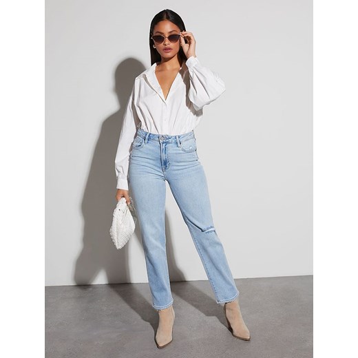 LA Angels Bluzka w kolorze białym La Angels M Limango Polska wyprzedaż