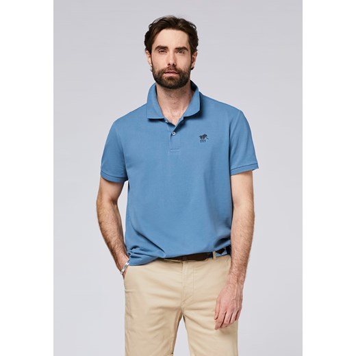 Polo Sylt Koszulka polo w kolorze niebieskim ze sklepu Limango Polska w kategorii T-shirty męskie - zdjęcie 180406956