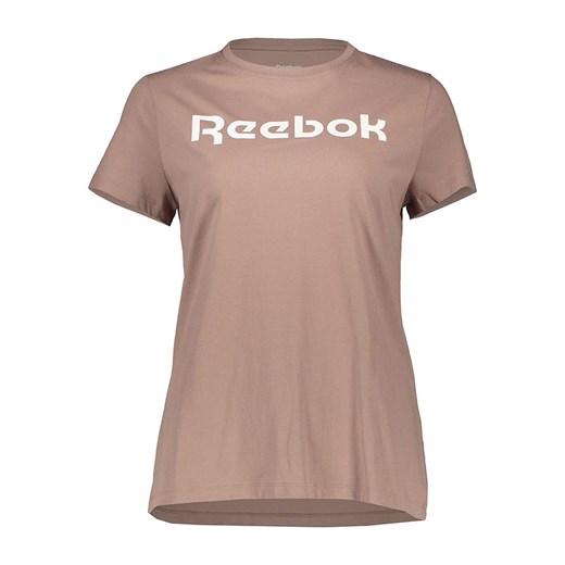 Reebok Koszulka w kolorze jasnobrązowym ze sklepu Limango Polska w kategorii Bluzki damskie - zdjęcie 180407116