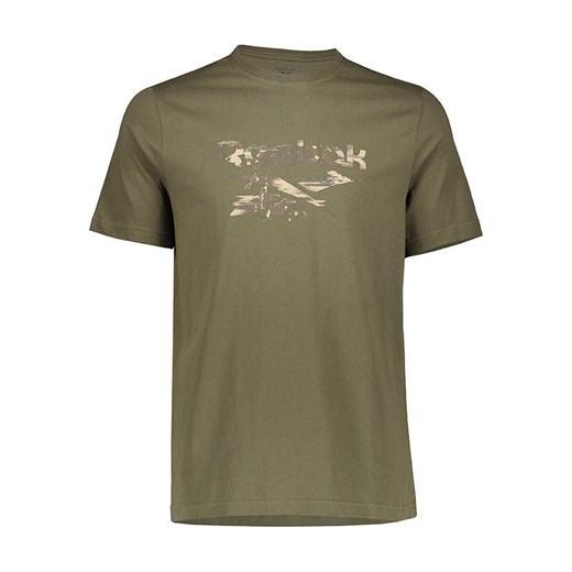 Reebok Koszulka &quot;Modern Camo&quot; w kolorze khaki ze sklepu Limango Polska w kategorii T-shirty męskie - zdjęcie 180407298