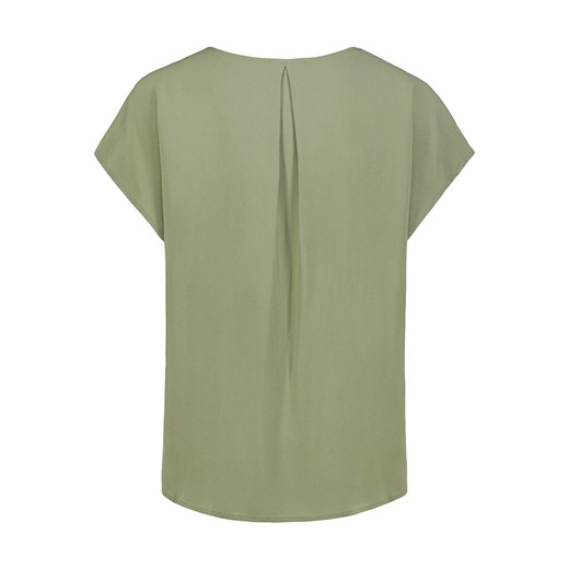 Bluzka damska SUBLEVEL z krótkim rękawem z wiskozy z dekoltem w literę v na wiosnę casualowa 