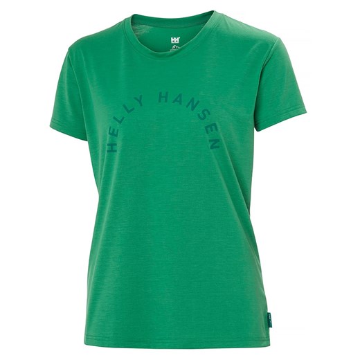 Helly Hansen Koszulka funkcyjna &quot;Skog Graphic Tee&quot; w kolorze zielonym ze sklepu Limango Polska w kategorii Bluzki damskie - zdjęcie 180407928