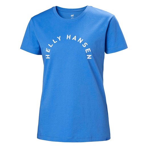 Helly Hansen Koszulka funkcyjna &quot;F2F Cotton Tee 2.0&quot; w kolorze niebieskim ze sklepu Limango Polska w kategorii Bluzki damskie - zdjęcie 180407946