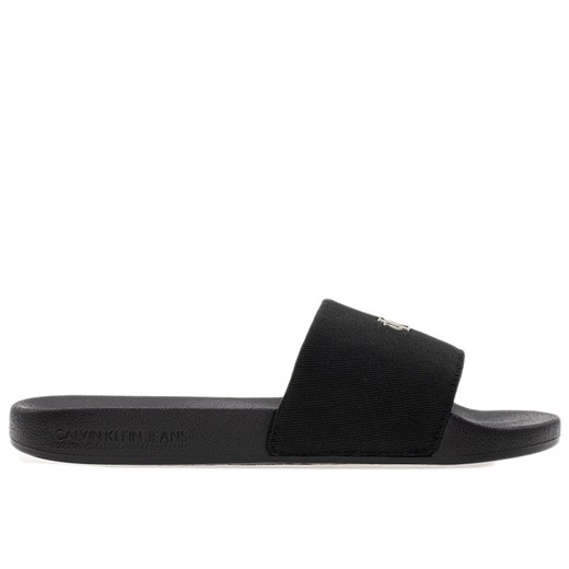 Klapki Calvin Klein Slide Monogram Hardware YW0YW01713-0GJ - czarne Calvin Klein 39 streetstyle24.pl