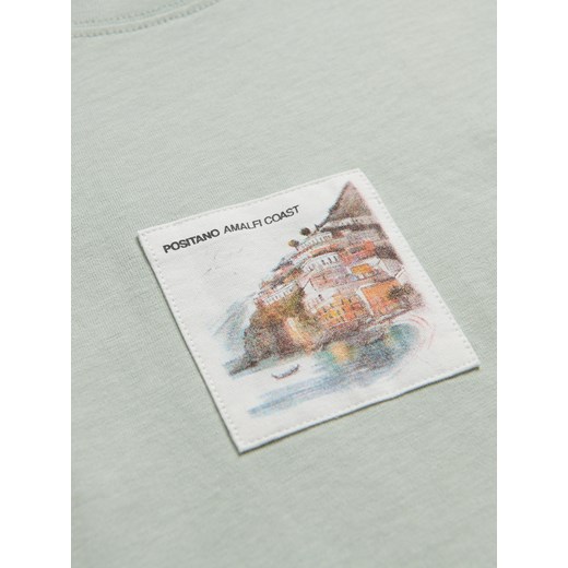 T-shirt męski Reserved bawełniany 