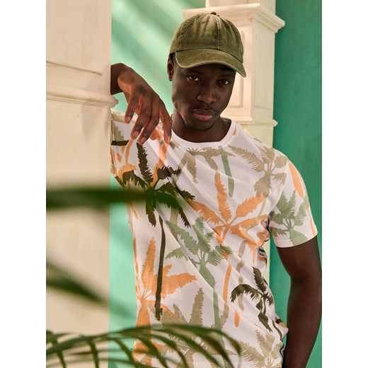 T-shirt męski Sinsay z krótkimi rękawami 