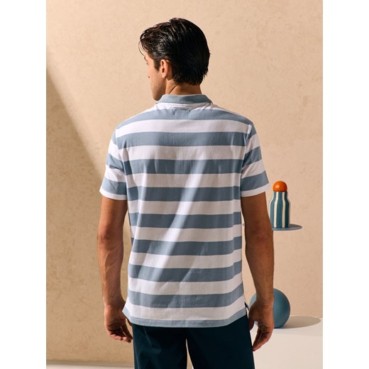 T-shirt męski Sinsay z krótkim rękawem w paski 