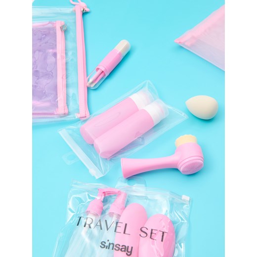 Sinsay - Pędzle do makijażu 4 pack - różowy Sinsay One Size Sinsay