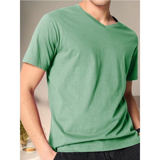 Sinsay - Koszulka - niebieski ze sklepu Sinsay w kategorii T-shirty męskie - zdjęcie 180413629