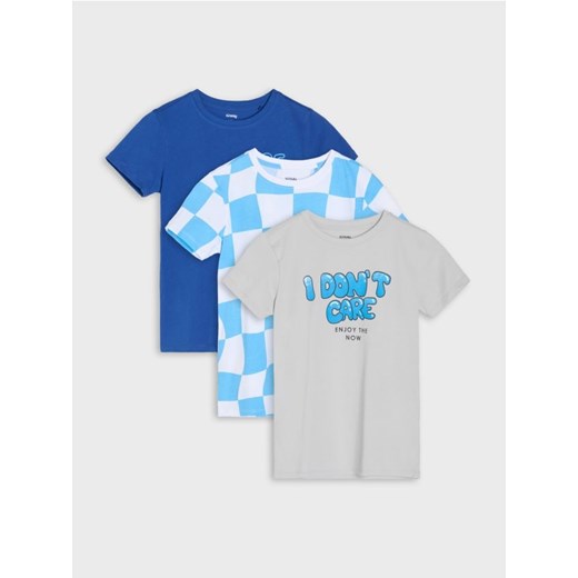 Sinsay - Koszulki 3 pack - wielobarwny ze sklepu Sinsay w kategorii T-shirty chłopięce - zdjęcie 180413739