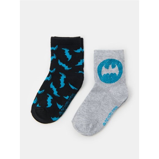 Sinsay - Skarpetki 2 pack Batman - wielobarwny ze sklepu Sinsay w kategorii Skarpetki dziecięce - zdjęcie 180413926