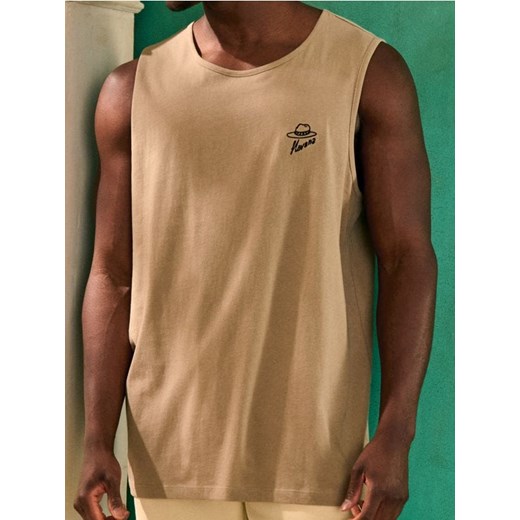 Sinsay - Bwełniany tank top - Inny ze sklepu Sinsay w kategorii T-shirty męskie - zdjęcie 180414006