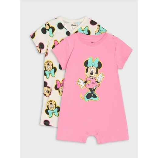 Sinsay - Rampersy 2 pack Minnie Mouse - begonia ze sklepu Sinsay w kategorii Odzież dla niemowląt - zdjęcie 180414008