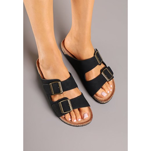 Klapki damskie Born2be casual czarne