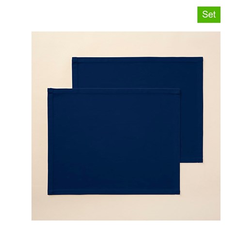 Mint Rugs Podkładki stołowe (2 szt.) &quot;Christmas&quot; w kolorze granatowym - 50 x 40 cm ze sklepu Limango Polska w kategorii Podkładki na stół - zdjęcie 180416086
