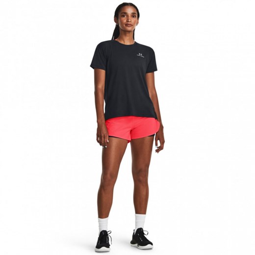 Damskie spodenki treningowe Under Armour Flex Woven 2-in-1 Short - łososiowe Under Armour XL Sportstylestory.com