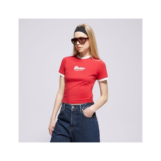 DICKIES T-SHIRT LEWISTOWN RINGER SS TEE W ze sklepu Sizeer w kategorii Bluzki damskie - zdjęcie 180417015