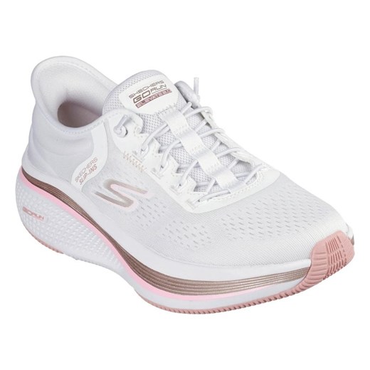 Buty Skechers Slip-ins Go Run Elevate 2.0 - Banyan 129006-WPK białe ze sklepu ButyModne.pl w kategorii Buty sportowe damskie - zdjęcie 180418138