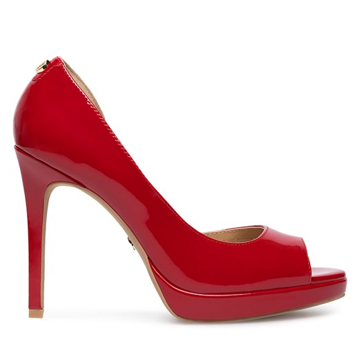 Szpilki Nine West WFA2733-1 Czerwony ze sklepu eobuwie.pl w kategorii Czółenka - zdjęcie 180418855