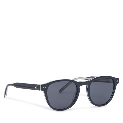 Okulary przeciwsłoneczne Tommy Hilfiger 2186/S 207941 Niebieski ze sklepu eobuwie.pl w kategorii Okulary przeciwsłoneczne męskie - zdjęcie 180418979