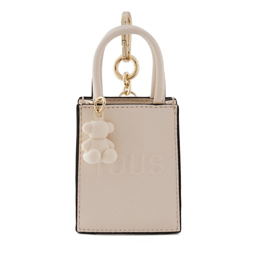 Brelok TOUS Mini Bolso Pop 2002203601 Beżowy ze sklepu eobuwie.pl w kategorii Breloki - zdjęcie 180419246