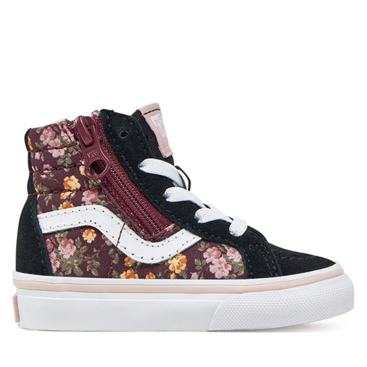 Tenisówki Vans SK8-Hi Reissue Side Zip VN0007Q3BOV1 Czarny ze sklepu eobuwie.pl w kategorii Trampki dziecięce - zdjęcie 180419516