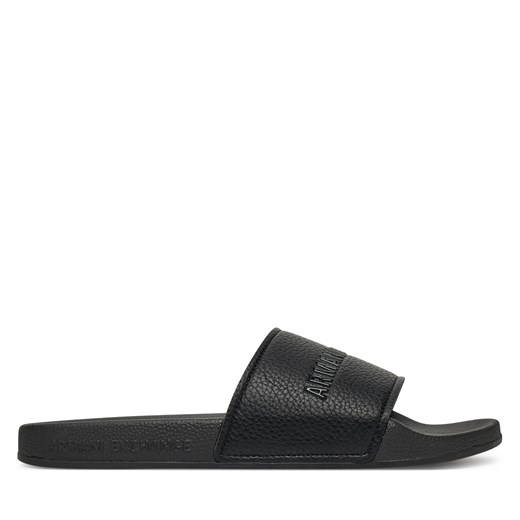 Klapki Armani Exchange XUP017 XV795 00002 Czarny ze sklepu eobuwie.pl w kategorii Klapki męskie - zdjęcie 180419668