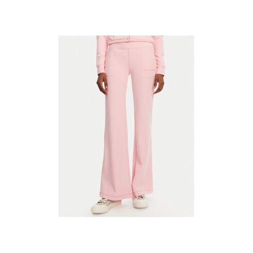 Juicy Couture Spodnie dresowe Active JCSML125403 Różowy Flared Leg ze sklepu MODIVO w kategorii Spodnie damskie - zdjęcie 180420099
