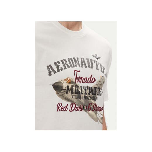 Aeronautica Militare T-Shirt 251TS2406J641 Biały Regular Fit Aeronautica Militare 3XL MODIVO