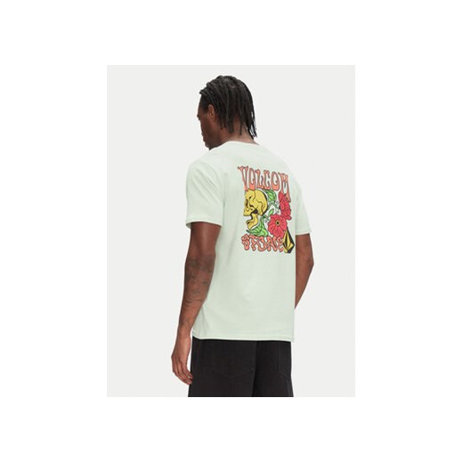 Volcom T-Shirt Tooflow A3512551 Zielony Classic Fit Volcom M MODIVO