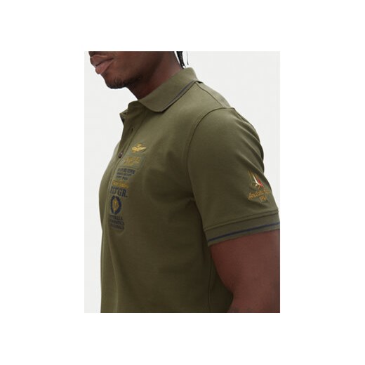 Aeronautica Militare Polo 251PO1853P191 Khaki Regular Fit Aeronautica Militare L MODIVO