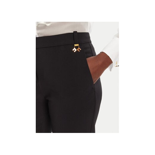 Elisabetta Franchi Chinosy PA-098-52E2-V320 Czarny Regular Fit Elisabetta Franchi 38 MODIVO
