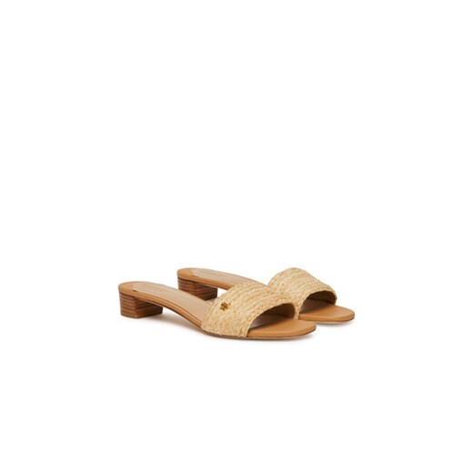 LAUREN RALPH LAUREN Klapki Fay Braided 802966850001 Beżowy 38 MODIVO