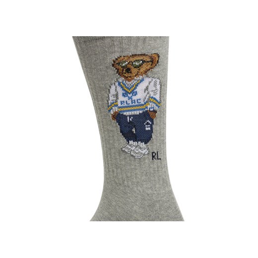Polo Ralph Lauren Skarpety Wysokie Męskie 449973027001 Szary Polo Ralph Lauren 42_46 MODIVO