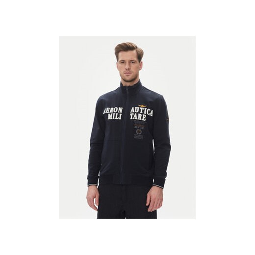 Aeronautica Militare Bluza 251FE1999F459 Granatowy Regular Fit ze sklepu MODIVO w kategorii Bluzy męskie - zdjęcie 180421617