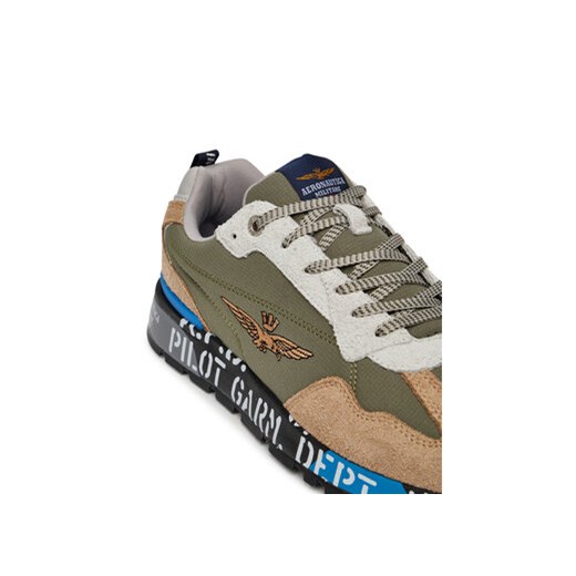 Aeronautica Militare Sneakersy 251SC276CT3546 Zielony Aeronautica Militare 42 MODIVO
