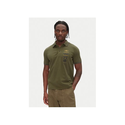 Aeronautica Militare Polo 251PO1853P191 Khaki Regular Fit Aeronautica Militare XXL MODIVO