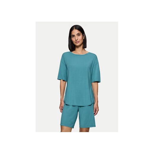 Triumph Piżama Timeless Sensuality 10222627 Turkusowy Relaxed Fit ze sklepu MODIVO w kategorii Piżamy damskie - zdjęcie 180423939